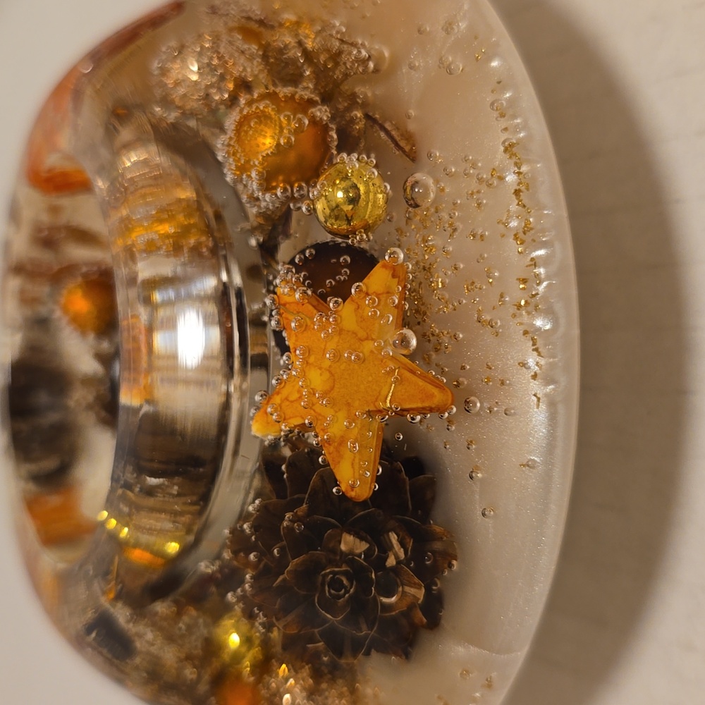 Gilde Dreamlight Lucite Tealight Candle Holder From Germany - Picture 3 of 16